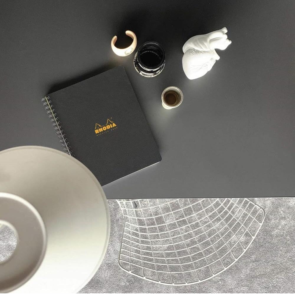 Thumbnail 1 de RHODIA 119940C Cahier à Spirale Meeting Book Noir — A4+ 160 pages détachables