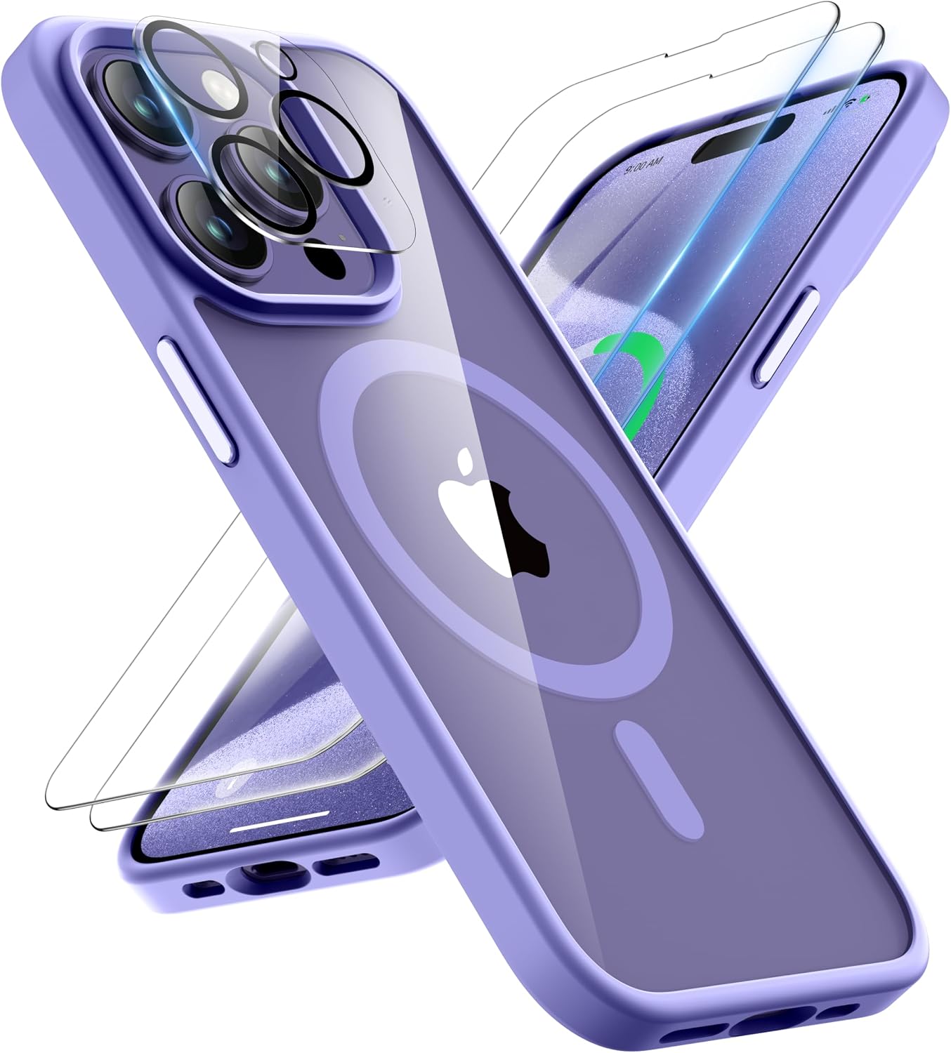 Thumbnail 6 de ORETECH Hülle für iPhone 12 Pro Max 6,7" – transparent mit Displayschutzfolien und Kameraschutz