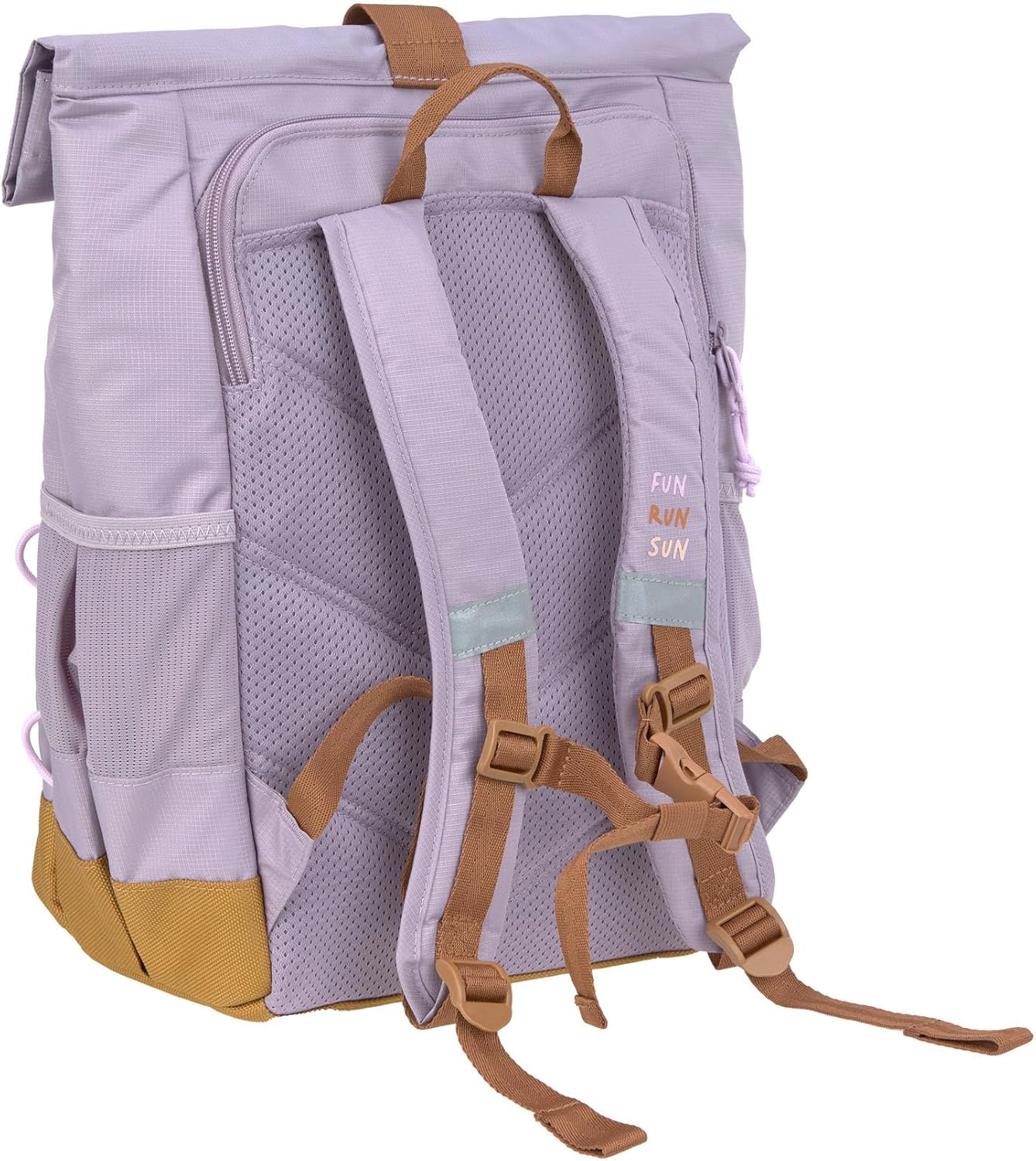 Detalle 2 de LÄSSIG Kinderrucksack mit Brustgurt Rolltop, wasserabweisend – 12‑Liter Freizeitrucksack (Medium)