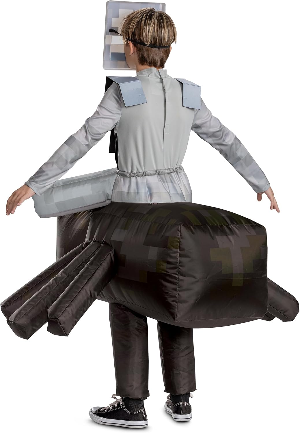Detalle 1 de Minecraft Spider Jockey-kostuum voor kinderen, opblaasbaar en unisex