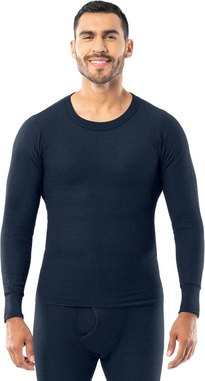 Detalle de Indera Men's Thermal Shirt, 65% Cotton