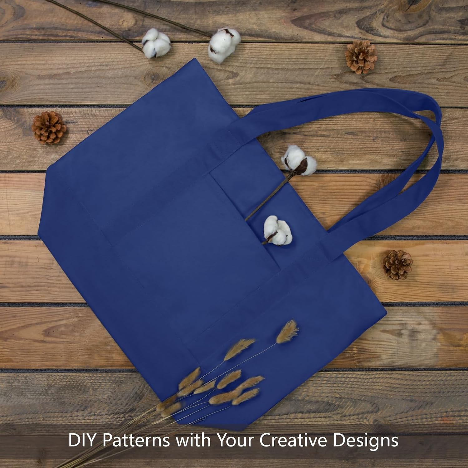 Thumbnail 2 de TOPDesign 1-Pack Canvas Tote Bag 21" x 15" x 6"