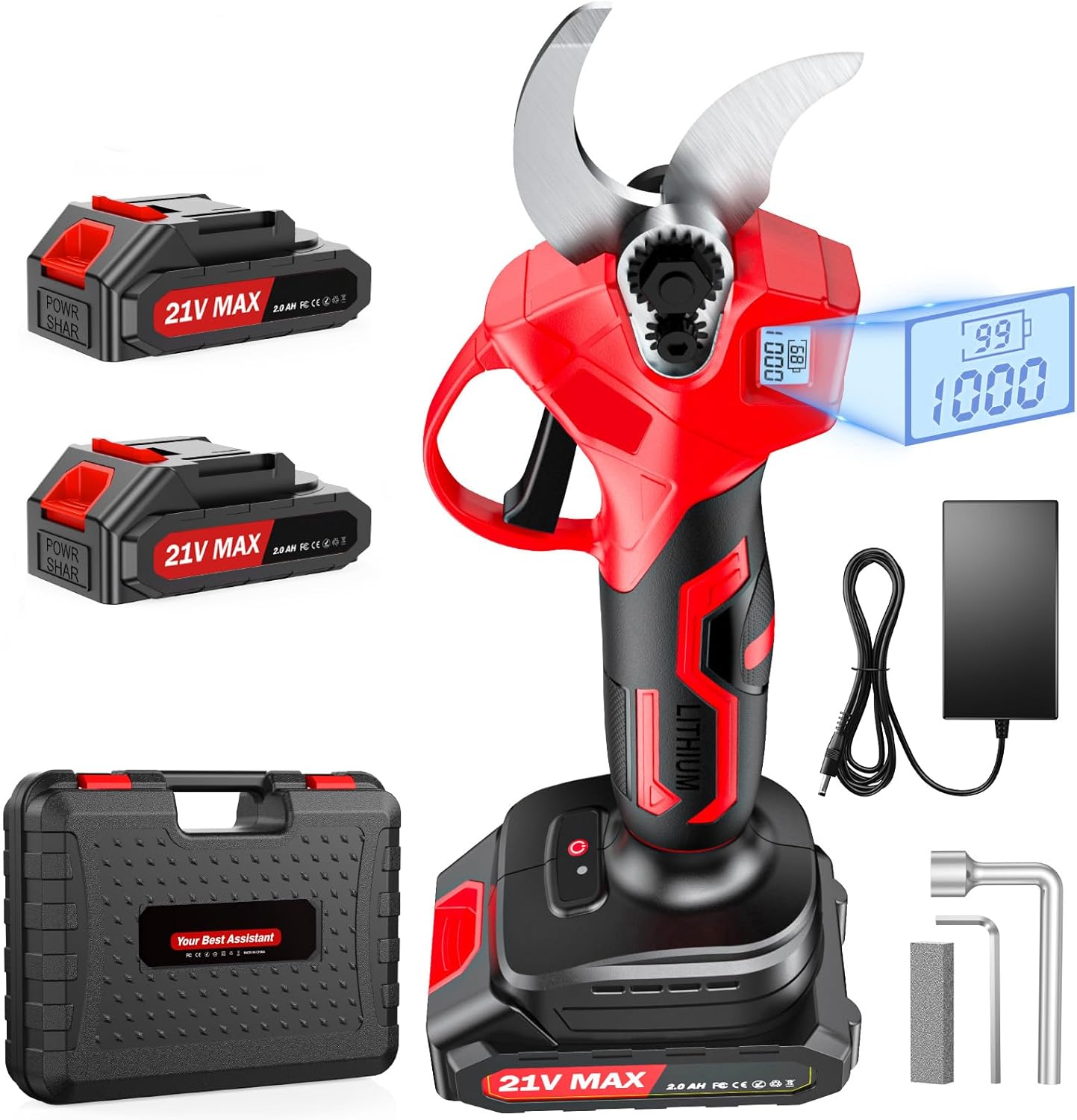Detalle de Upgraded 35mm Cordless Electric Pruning Shears 35mm