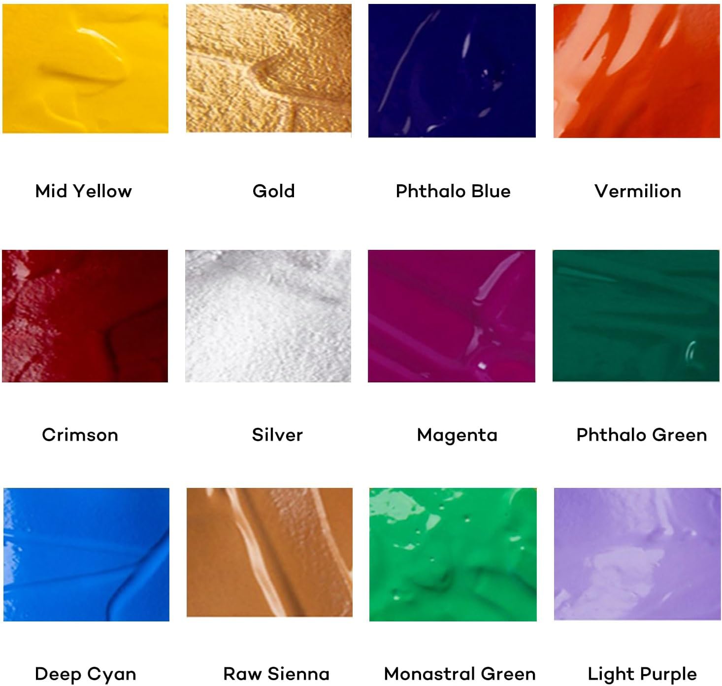 Thumbnail 1 de MONT MARTE acrylic paint set 12 x 500ml