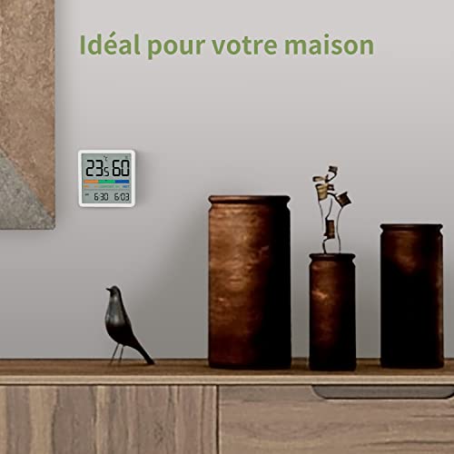 Thumbnail 7 de NOKLEAD Hygromètre Intérieur et Thermomètre Numérique — Grand écran et lecture claire