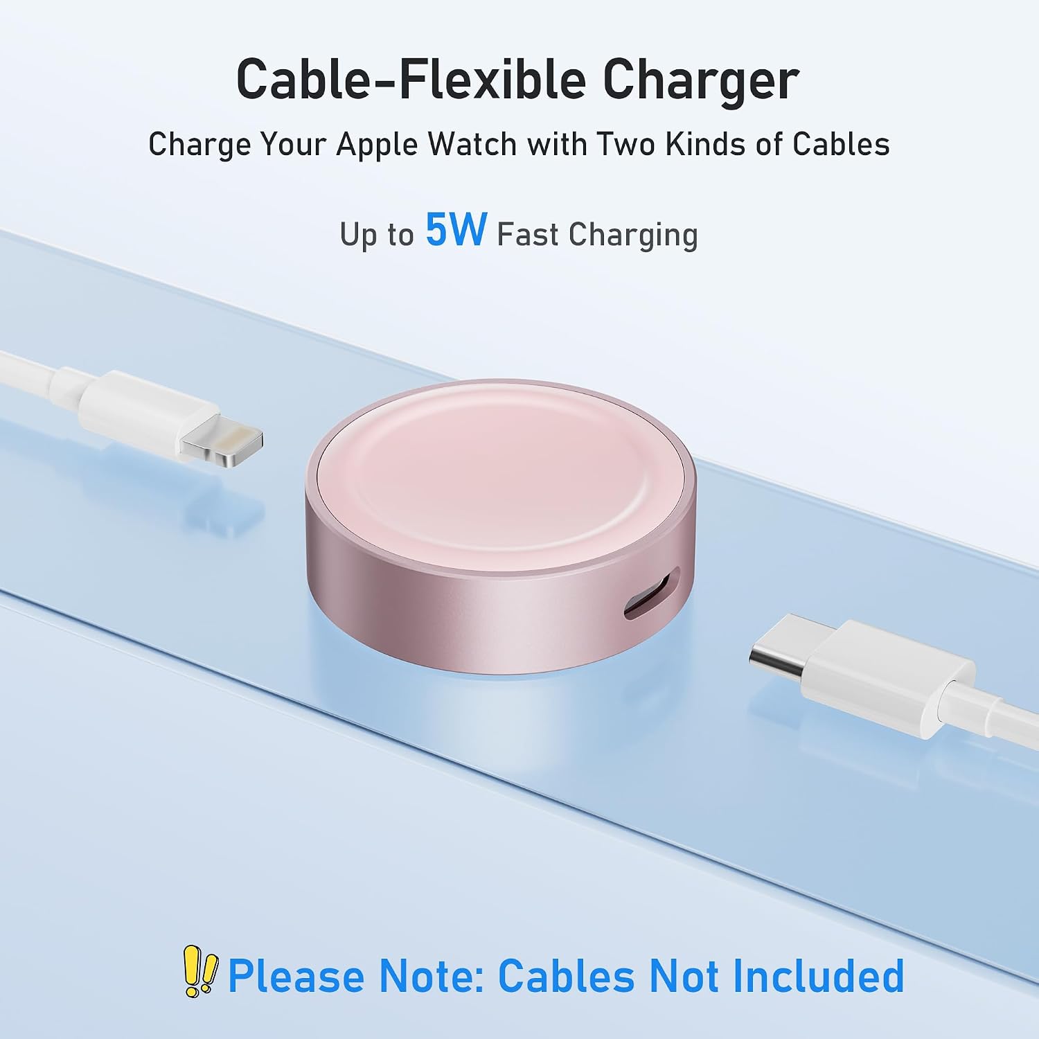 Detalle 2 de Elebase USB-C 5W Magnetic Apple Watch Charger