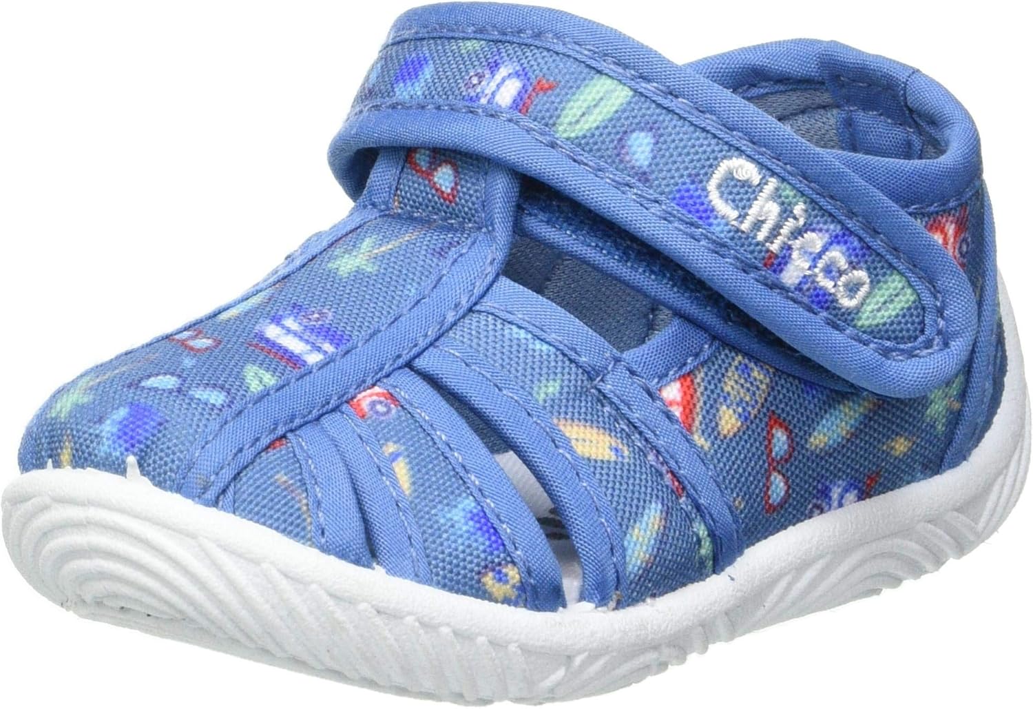 Detalle de Chicco Chaussons Bébé – Pantoufles Crèche et Maison avec fermeture à scratch, conçu en Italie