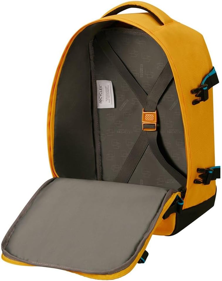 Detalle de American Tourister Take2Cabin – sac cabine sous le siège Ryanair (S) 25 x 20 x 40 cm, 24 L, jaune
