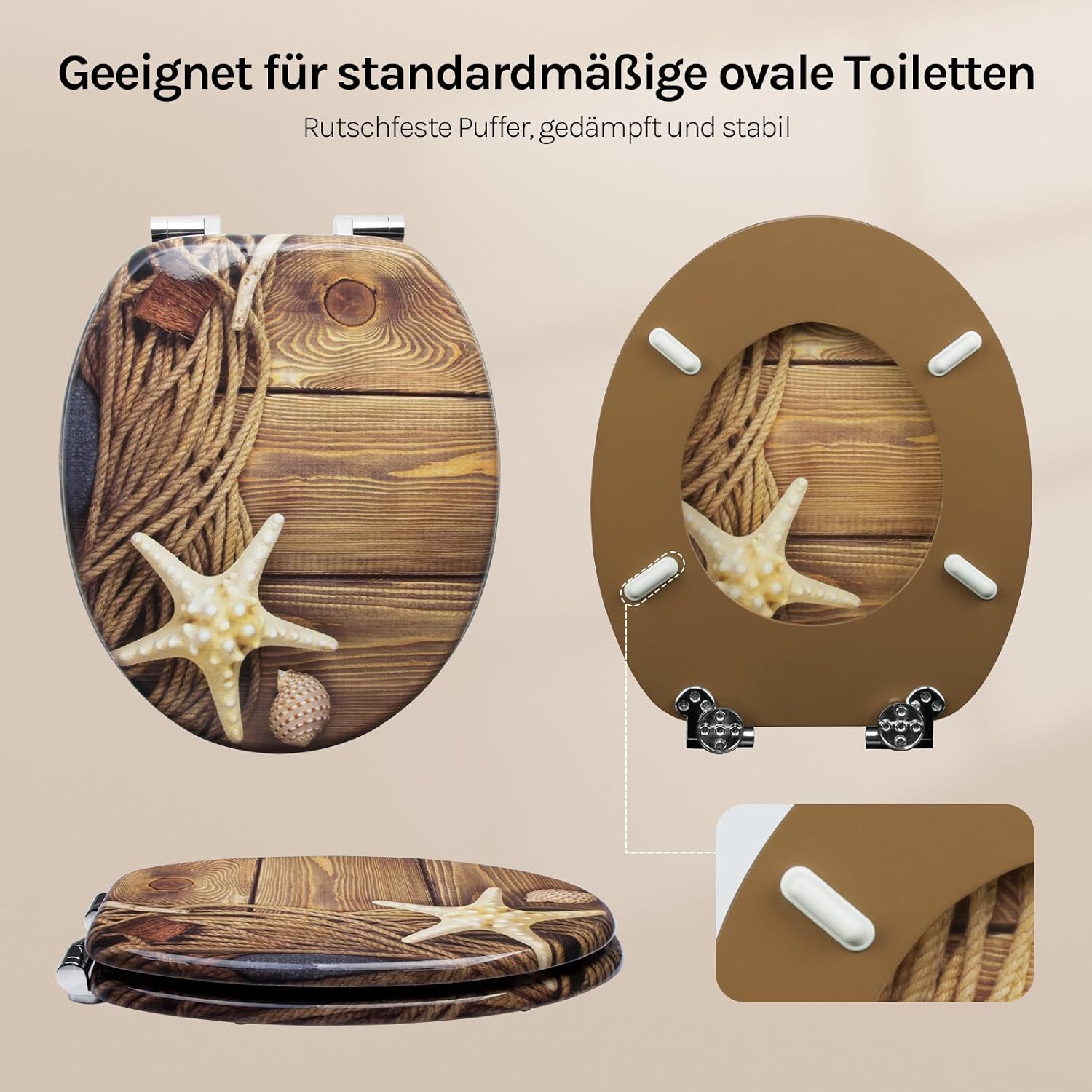 Thumbnail 5 de WOLTU #2 Toilettensitz 175 kg đœ