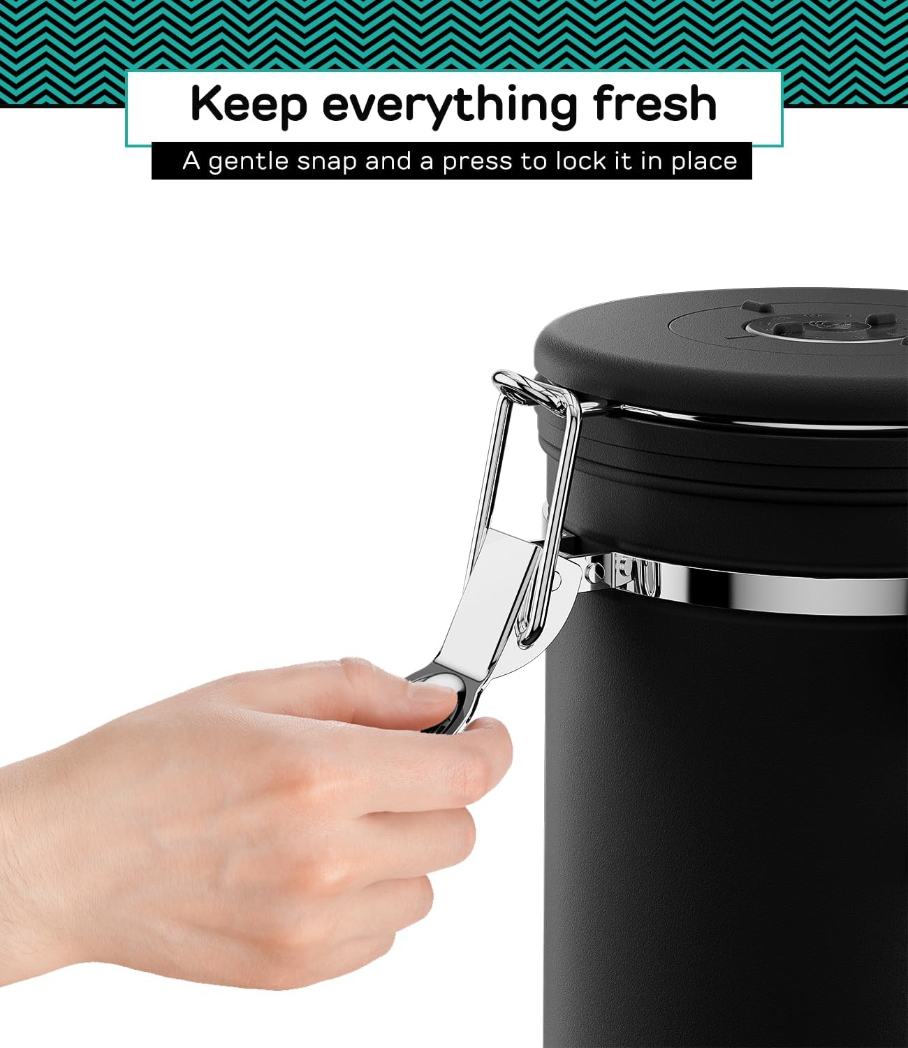 Thumbnail 2 de Coffee Gator Kaffeedose Edelstahl