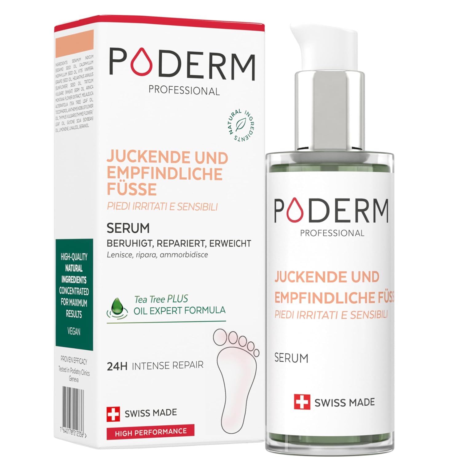 Detalle de PODERM Serum Teebaumöl Hautpilzbehandlung