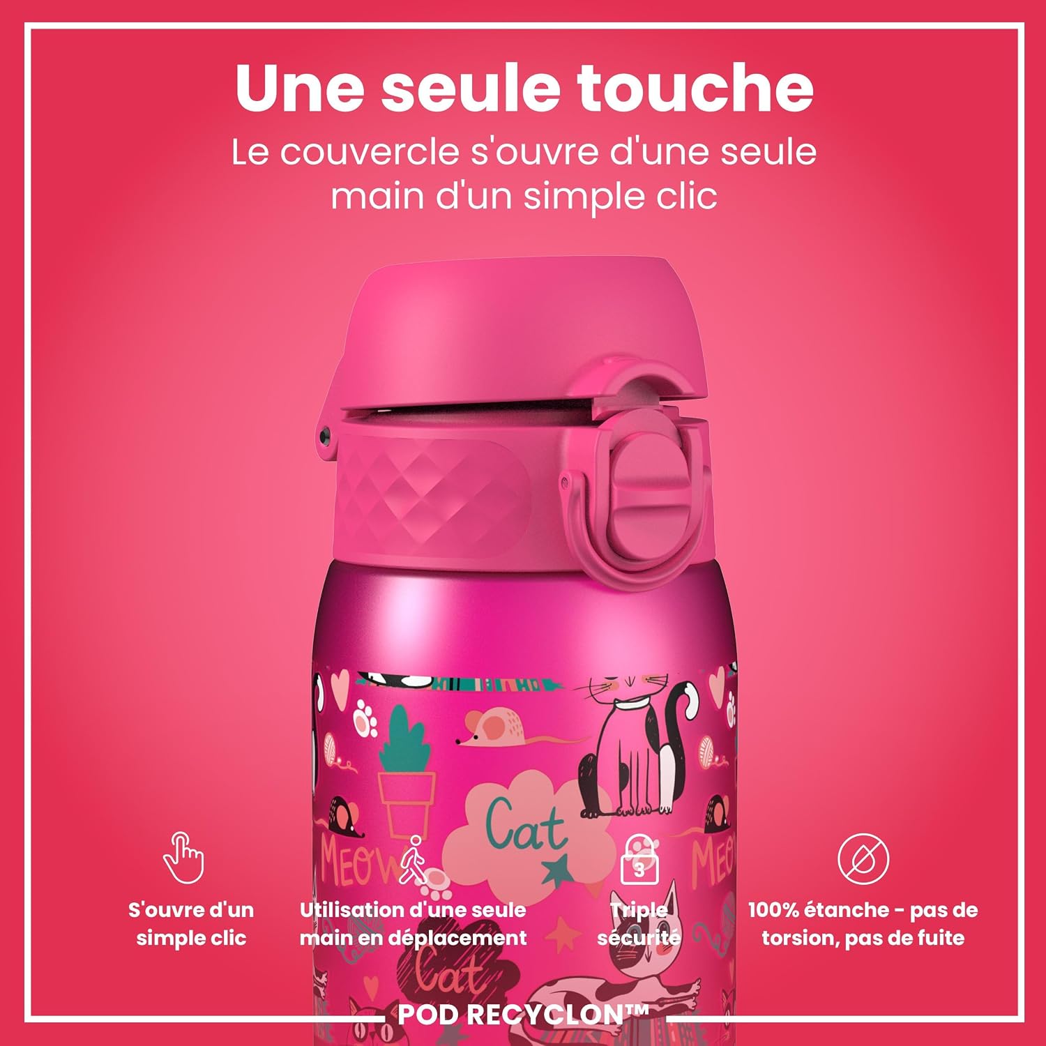 Thumbnail 2 de Ion8 Gourde Enfant 350ml anti fuite
