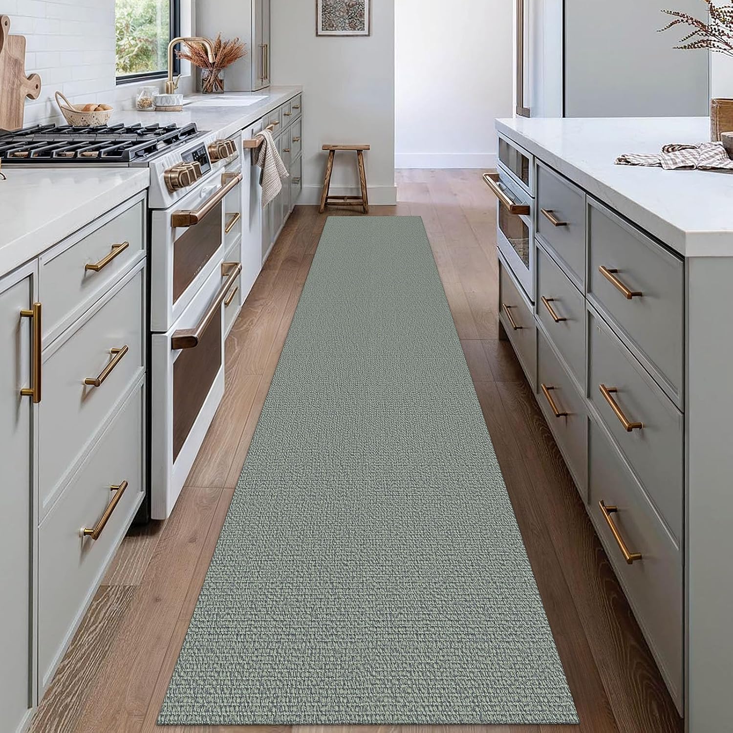 Thumbnail 4 de EARTHALL Washable Runner Rug 2x12 ft non-slip kitchen runner