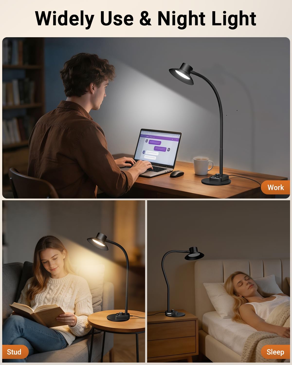 Thumbnail 6 de Desk Lamp 12V 2A eye care dimmable
