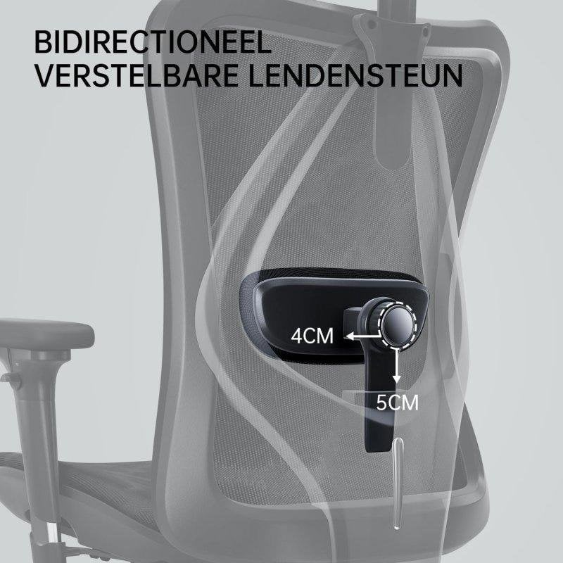 Thumbnail 1 de Silla Ergonómica Sihoo M57: soporte lumbar ajustable y reposabrazos 3D para teletrabajo y gaming