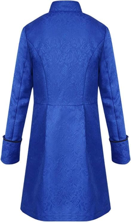 Detalle de YQVGFBY steampunkjas voor heren, middeleeuwse tailcoat voor cosplay en Halloween