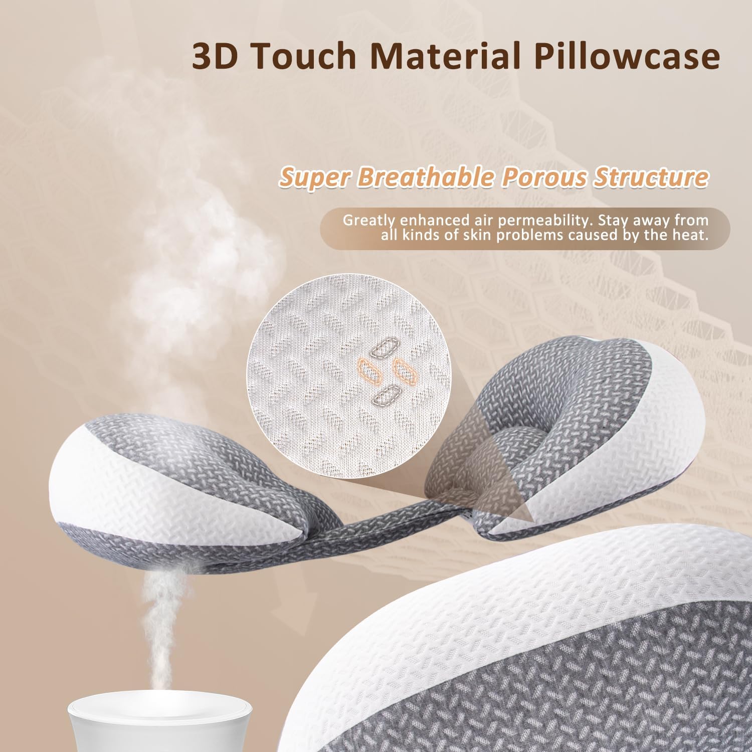 Detalle 2 de Chilling Home Pregnancy Maternity Pillow, Adjustable