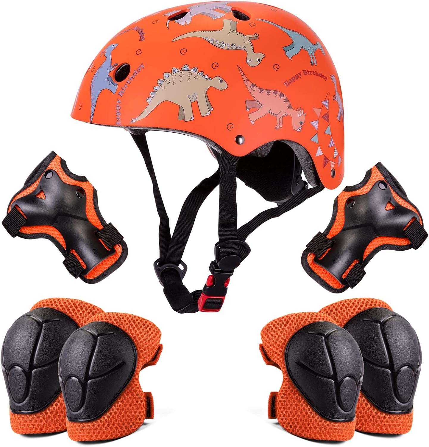 Detalle de Kids Helmet Pads Set for 2-8 Years: Lightweight Protective Gear for Bikes, Skateboards & Scooters