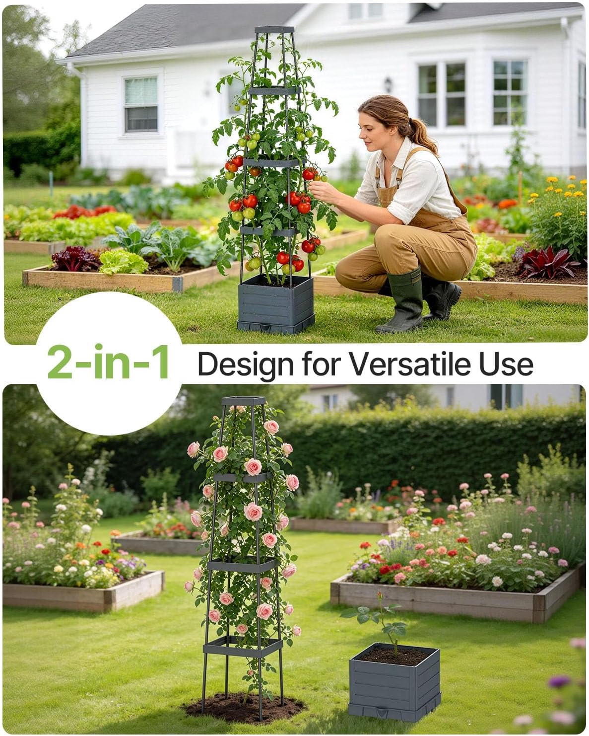 Detalle de Suteck Raised Garden Bed 2-Pack