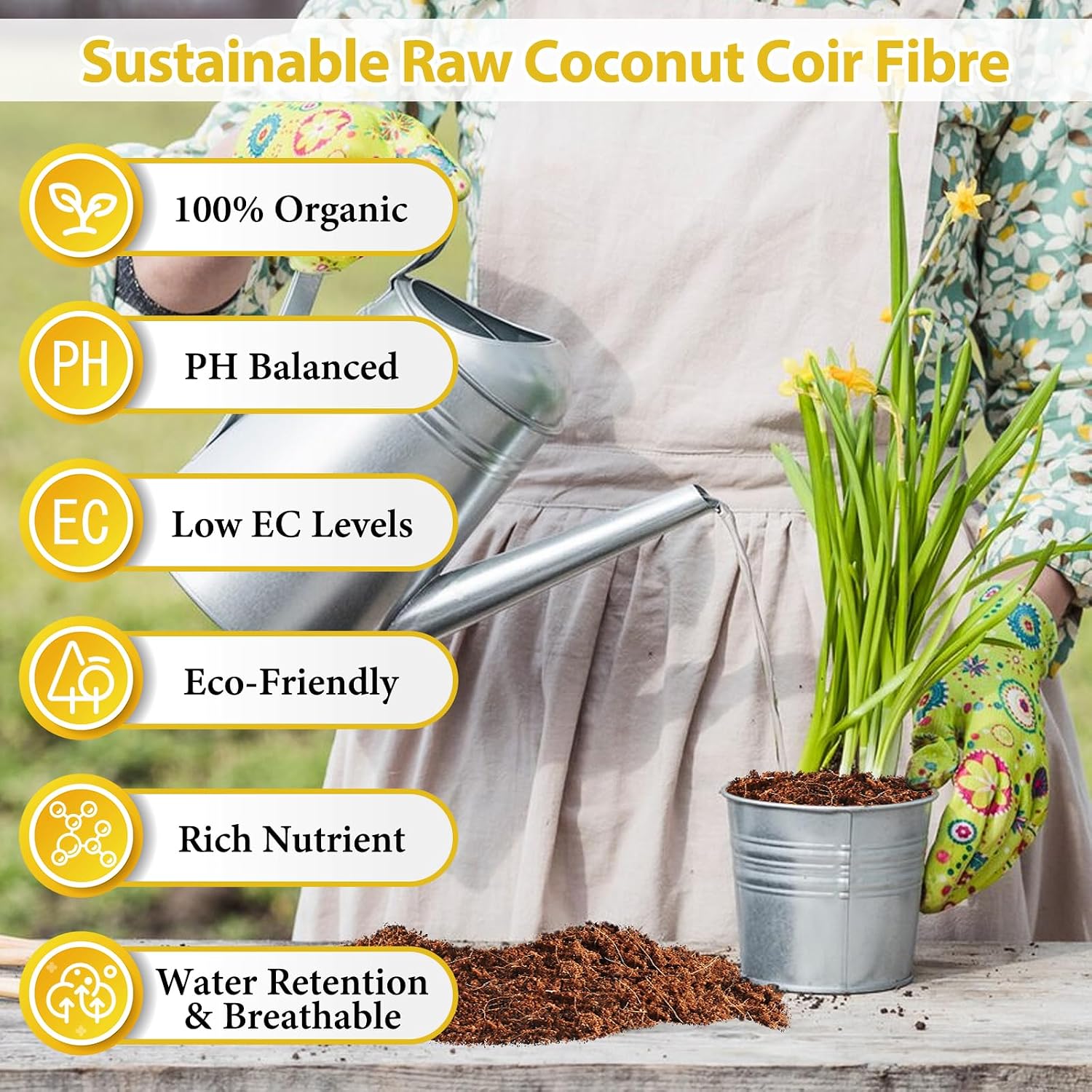 Detalle 2 de Legigo LG-UK-Blue Coco Bricks-3pcs Coco Coir, 3-Pack for Seed Starting