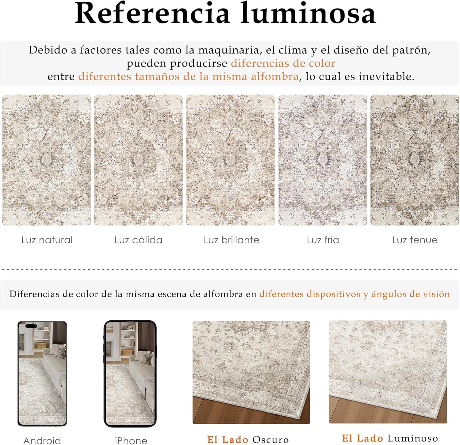 Thumbnail 1 de PureCozy Vintage Alfombra 160x230 Beige