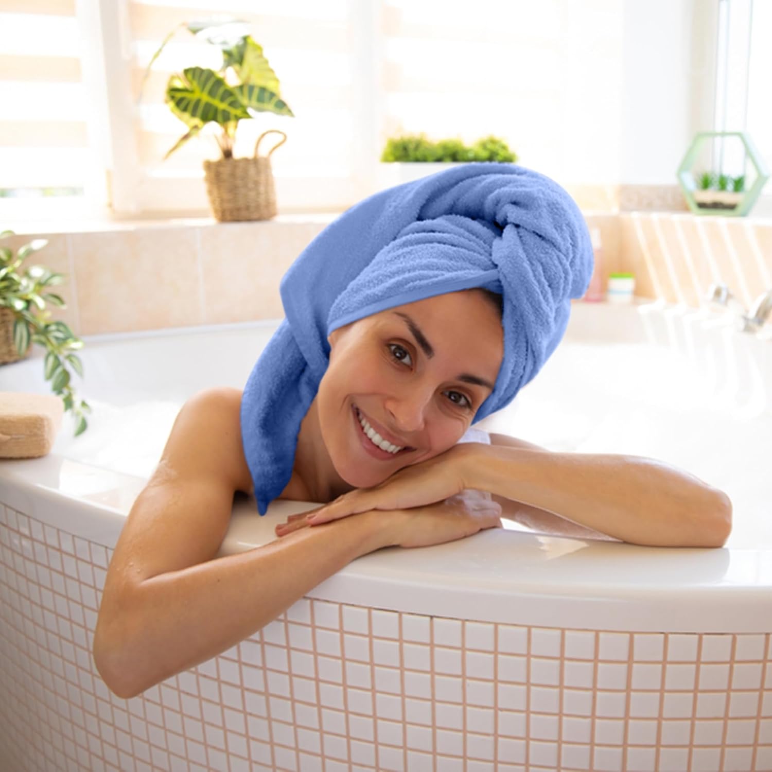 Thumbnail 4 de QUBA LINEN 100% Cotton Bath Towels 27x54 inch