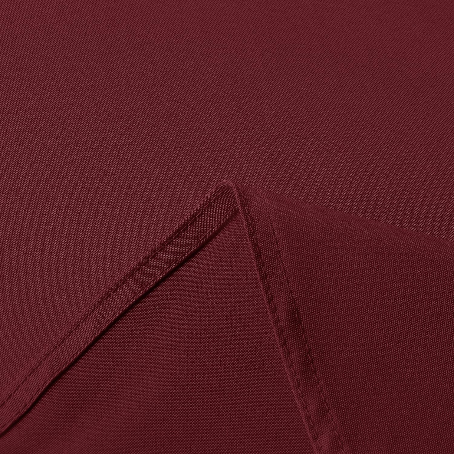 Detalle de sancua 54 x 54-Inch Burgundy Square Tablecloth, Washable Polyester