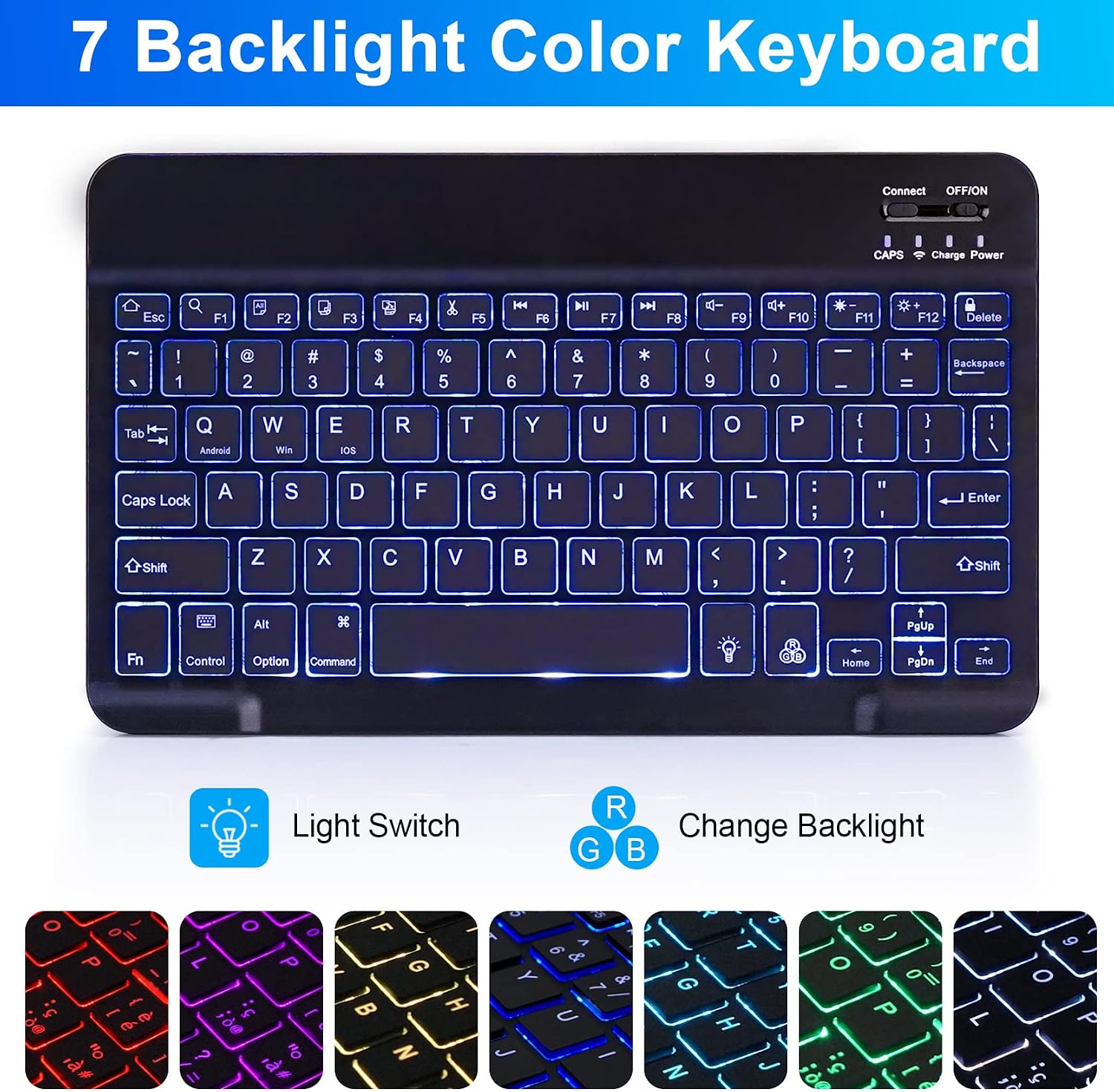 Thumbnail 2 de SOPPY Backlit Keyboard Case A8