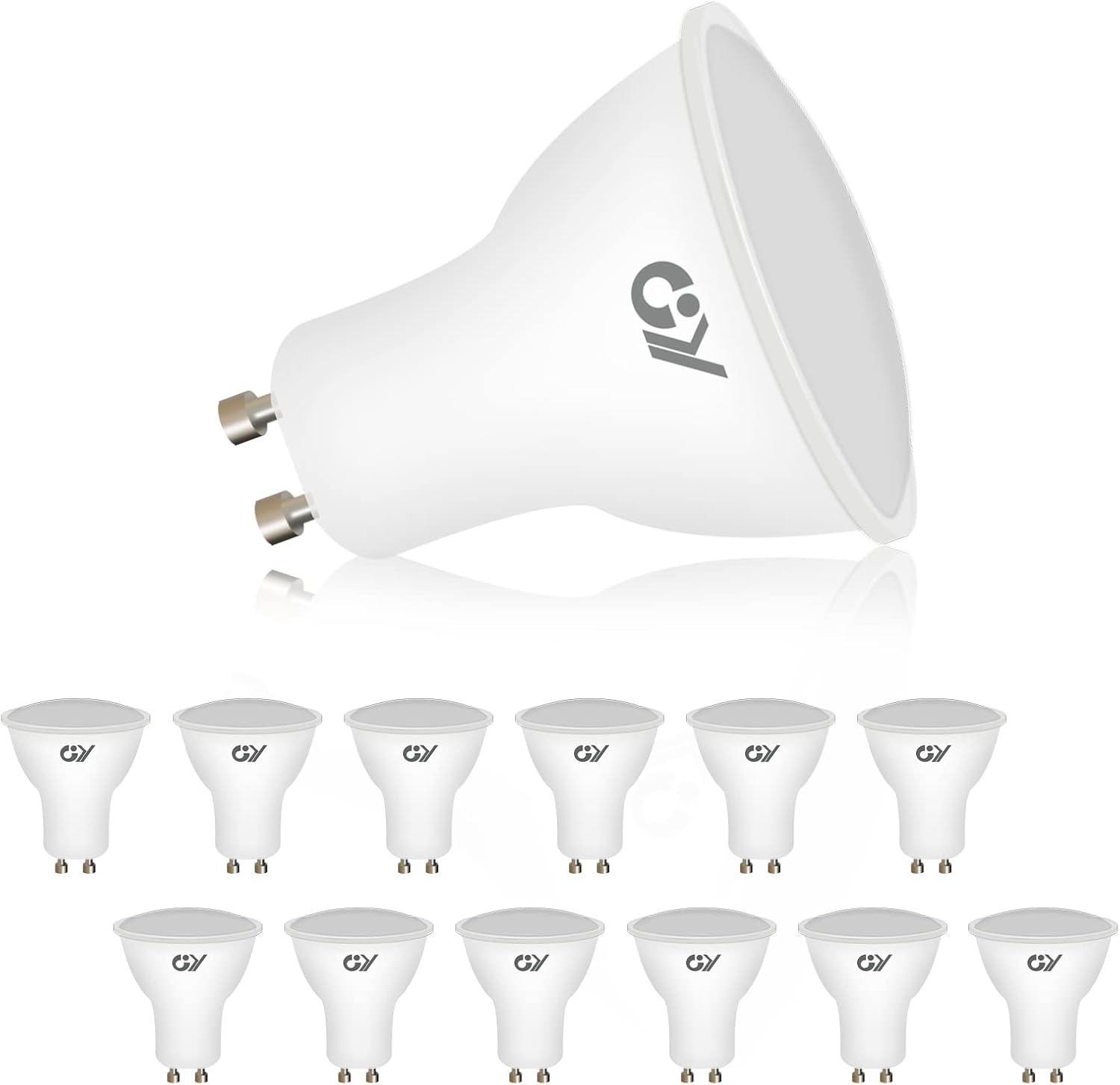 Detalle de GY GU10 LED Bulbs 12 Pack 4000K Neutral White