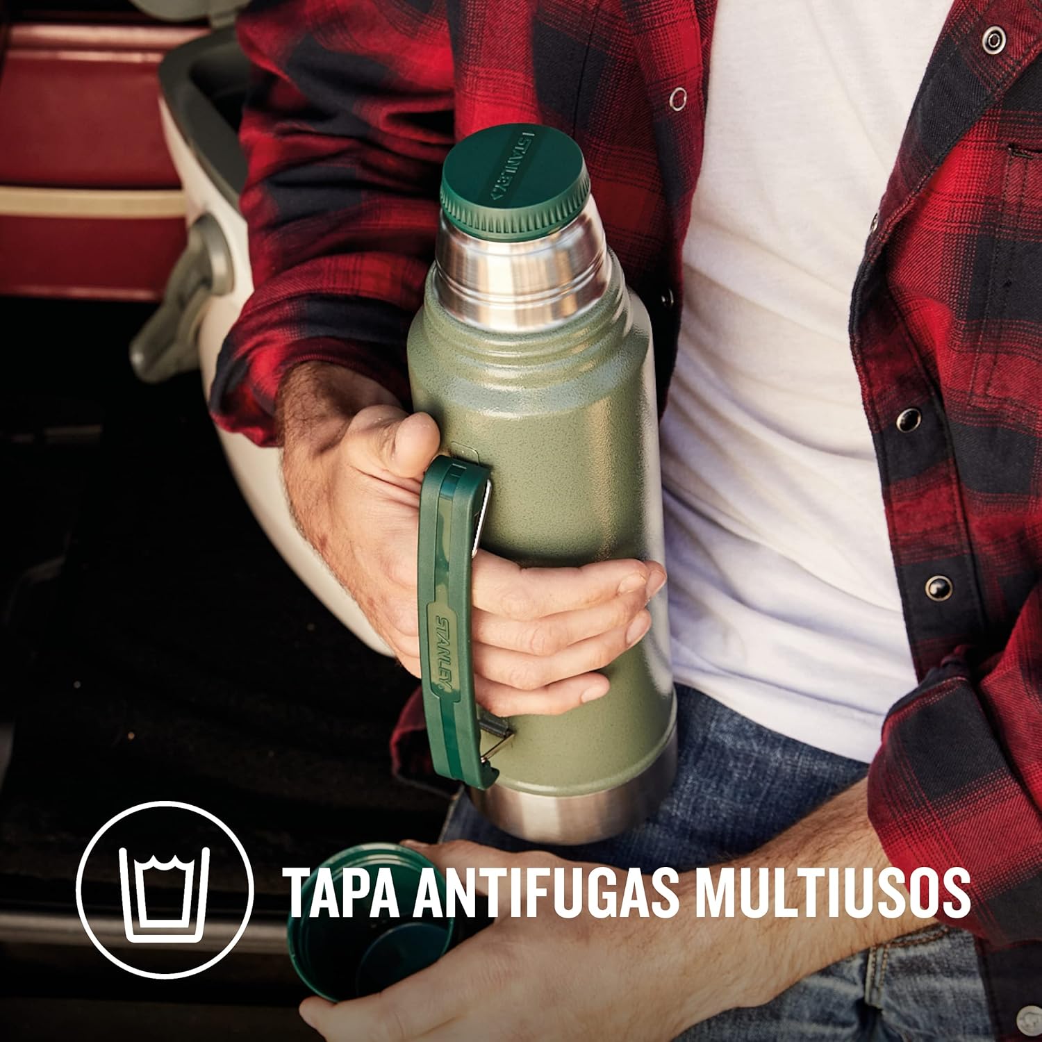 Thumbnail 4 de Stanley Classic 1L Termo Acero Inoxidable ☕ Mantiene Caliente o Frío