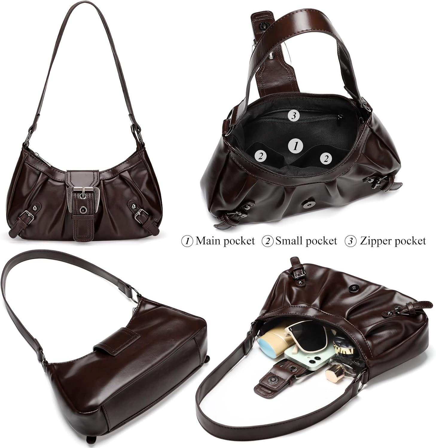 Detalle 1 de WantGor Women's Shoulder Bag Large Capacity
