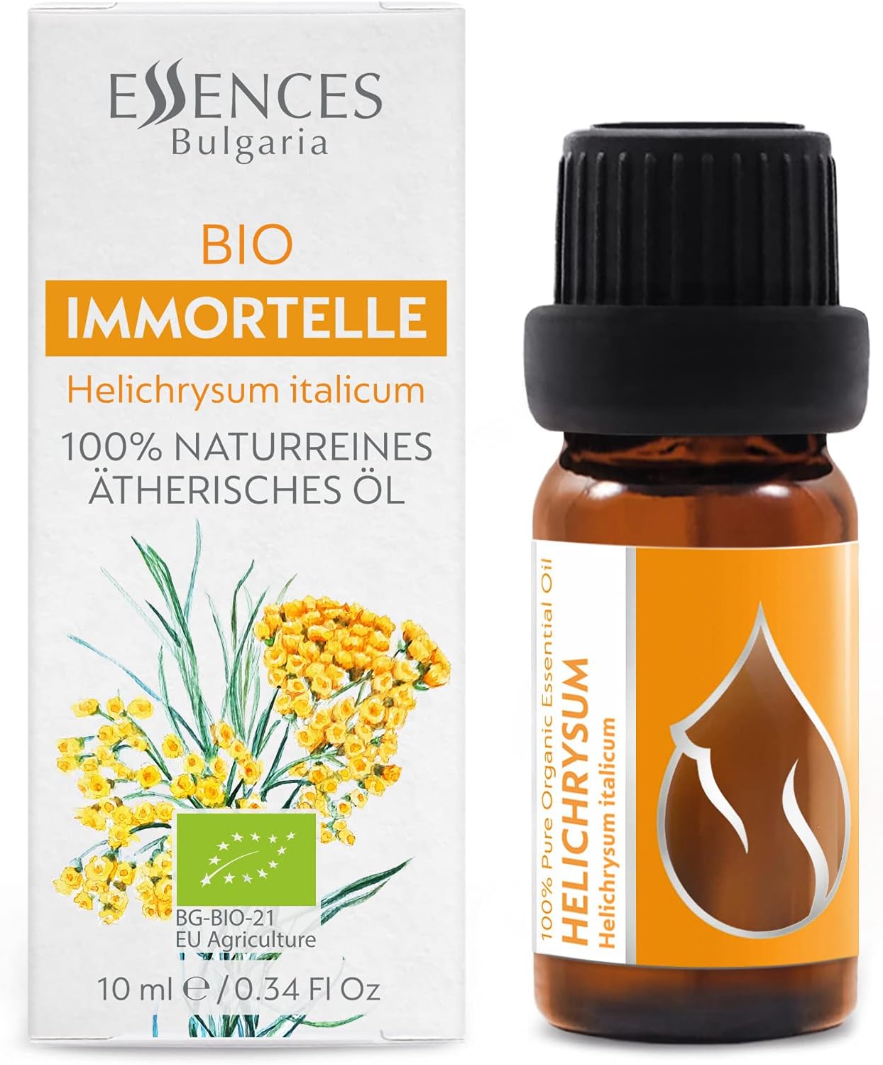 Detalle 2 de Essences Bulgaria Aceite Esencial de Helicriso Orgánico 10ml 🌼
