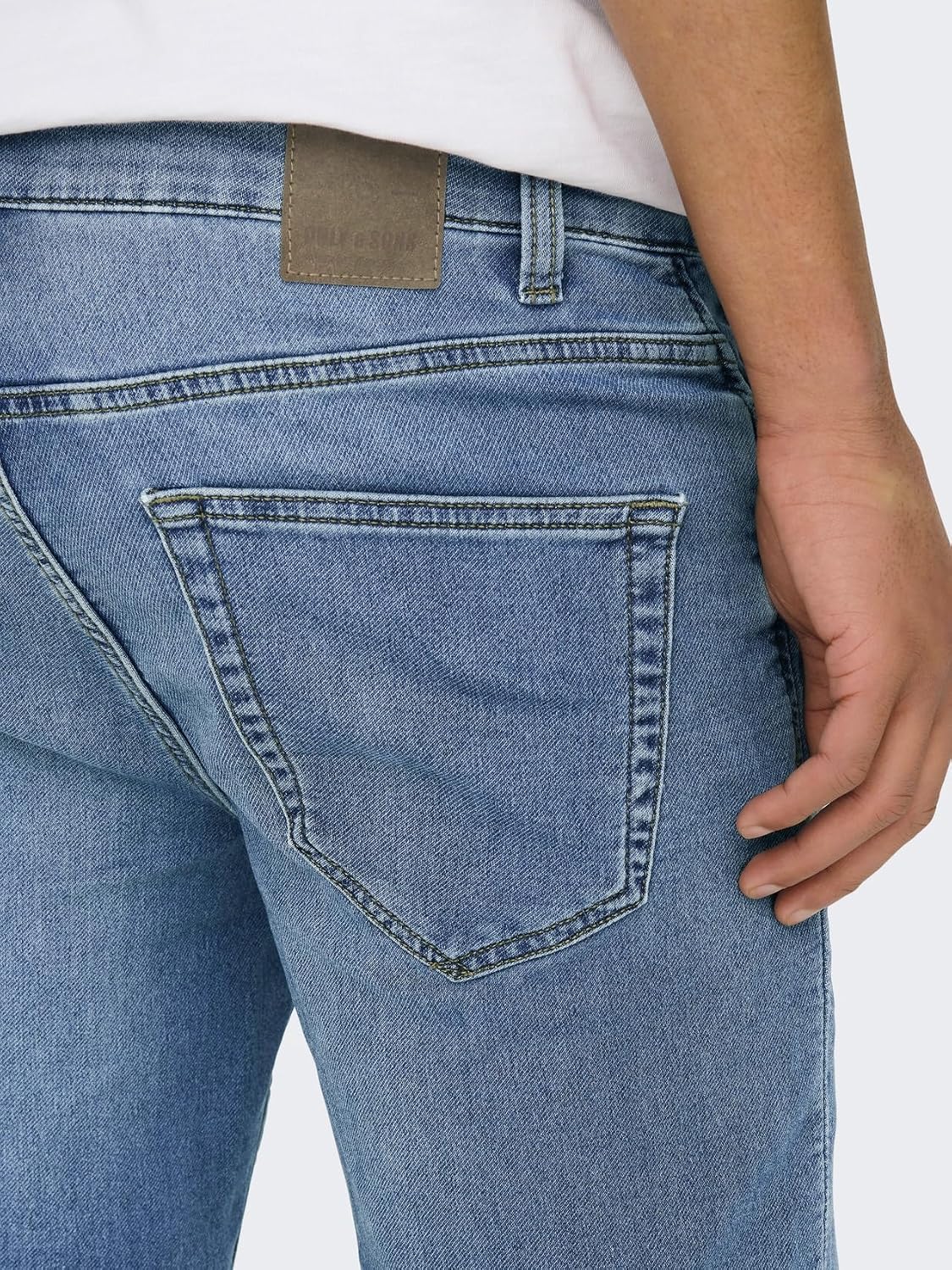 Thumbnail 5 de Only & Sons Short Bleu Ply Life Homme – Short Bleu Slim Fit XXL