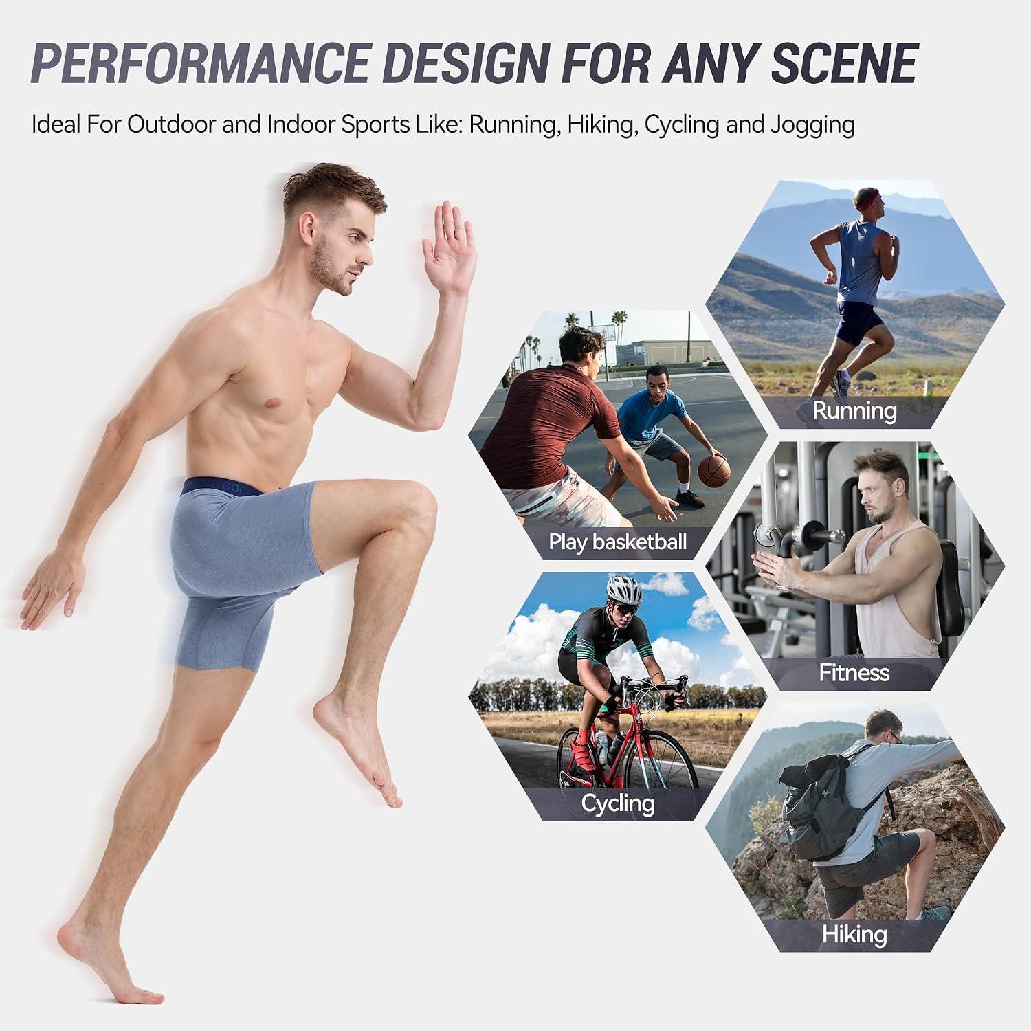 Detalle 2 de Bamboo Cool boxer briefs 4-pack