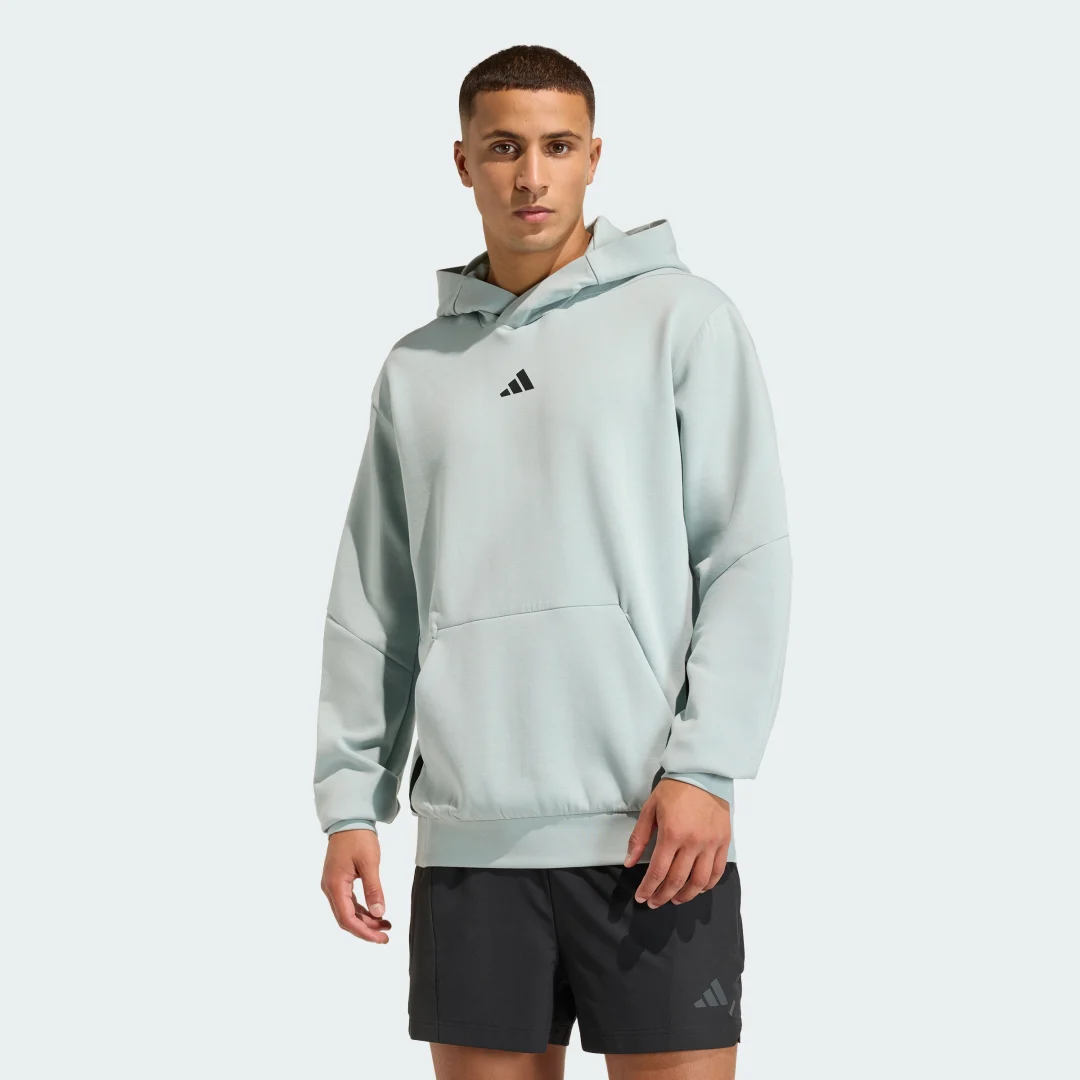 Imagen de Sudadera con capucha de training de Adidas — verde en OfertitasTOP