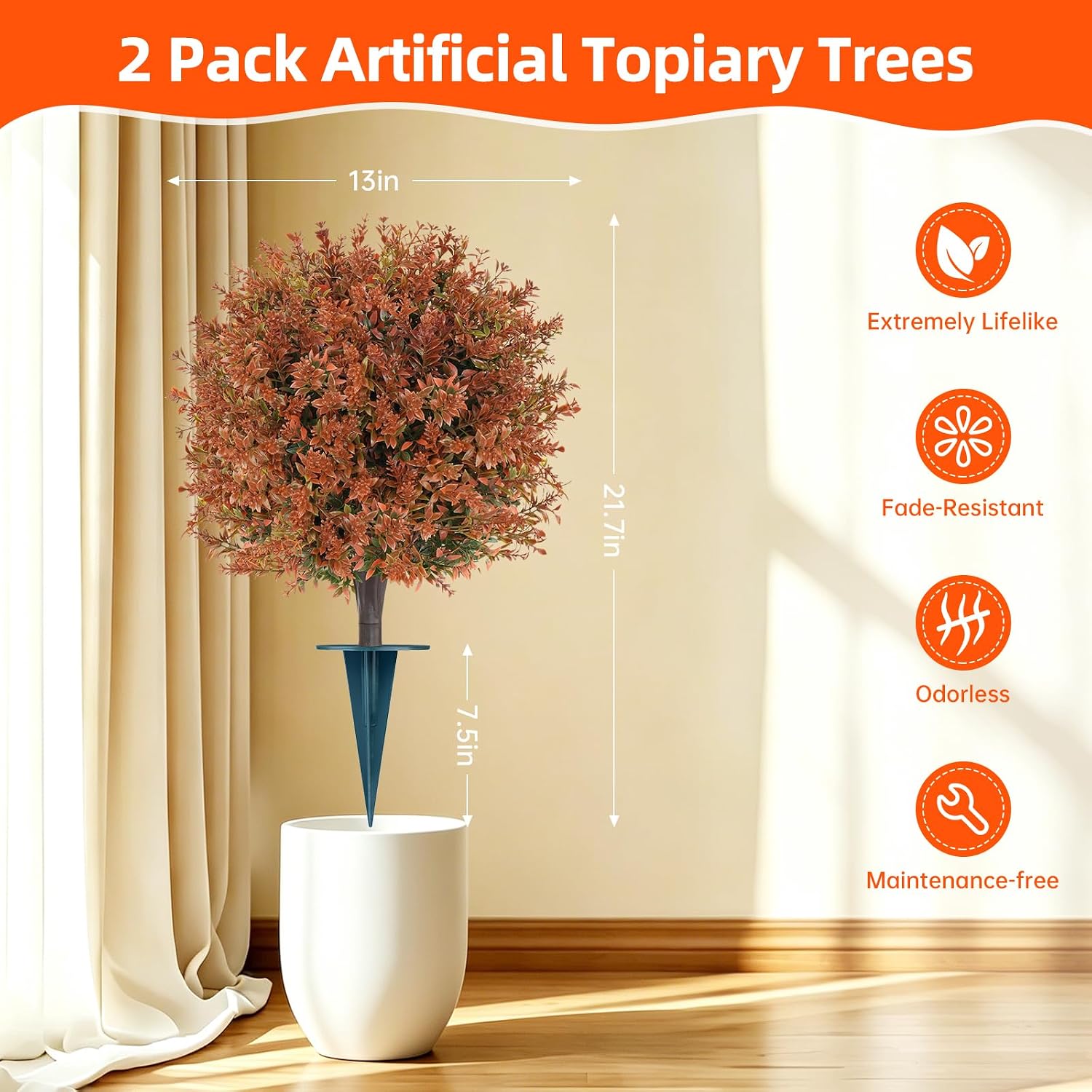 Thumbnail 6 de Grooy Artificial Topiary Balls in PE