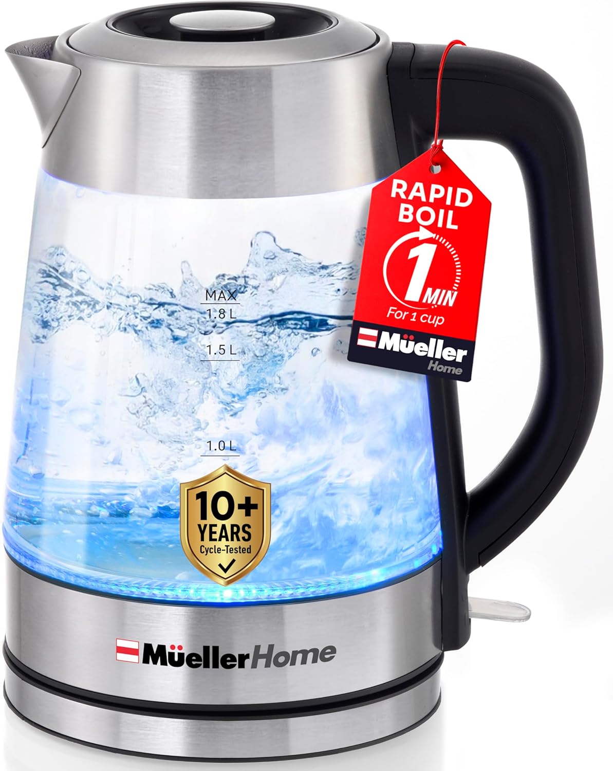 Mueller Rapid Boil Electric Kettle 1.8L
