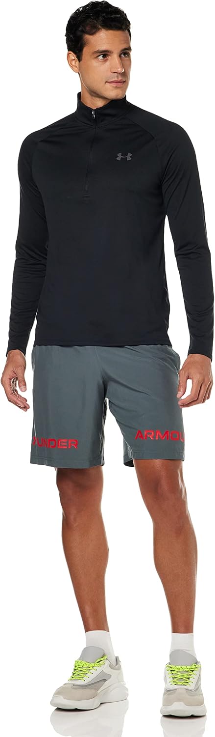 Detalle de Under Armour Herren Tech 2.0 Half-Zip Shirt Schwarz XXL – Ruhe, Kühlung und Vielseitigkeit beim Training