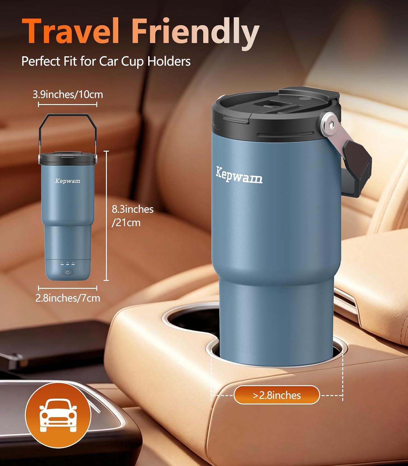 Thumbnail 4 de Kepwam Self-Heating Travel Mug 20oz