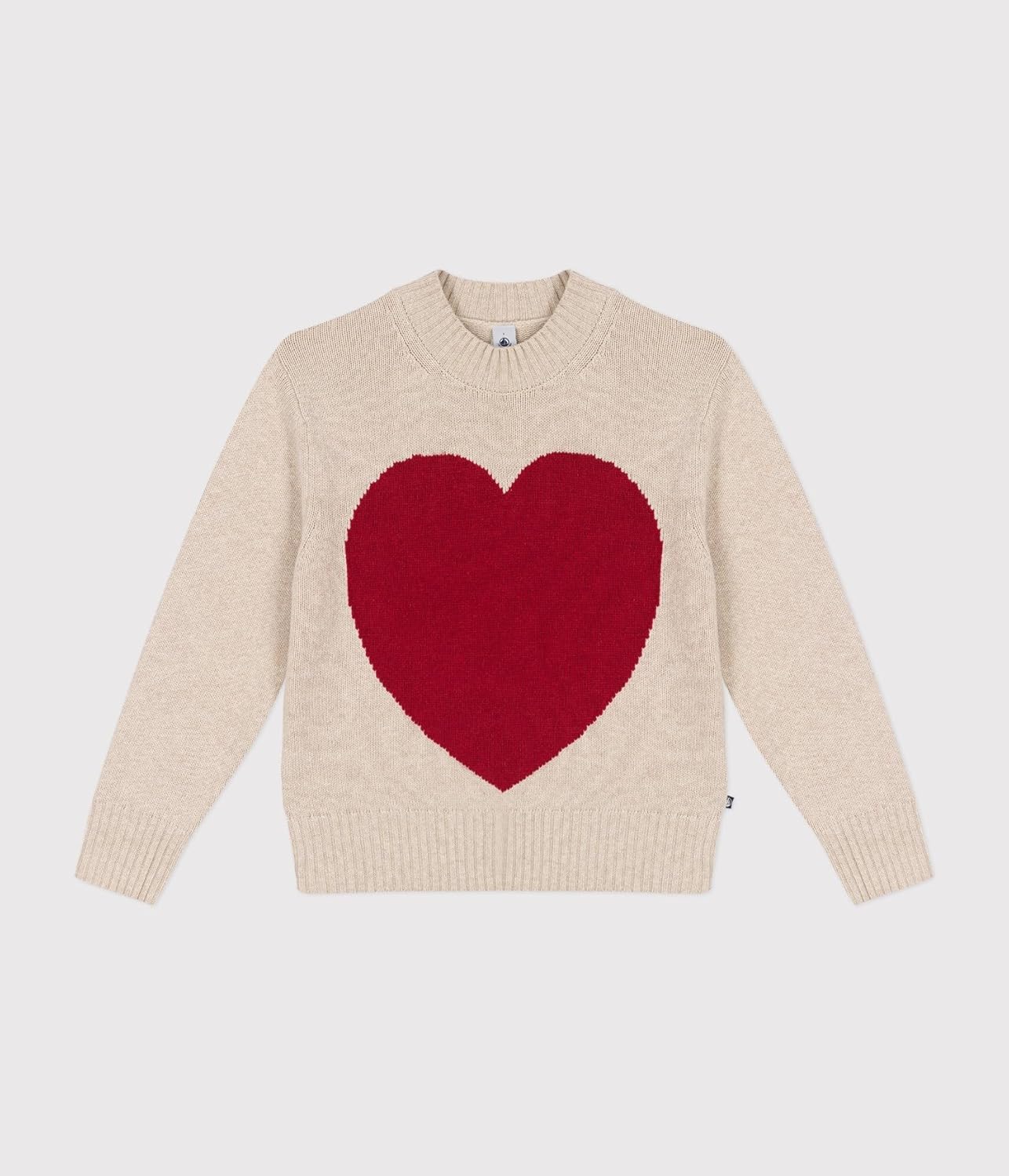 Thumbnail 3 de Petit Bateau A0b1d Pull Manches Longues Femme – Tricot laine et coton