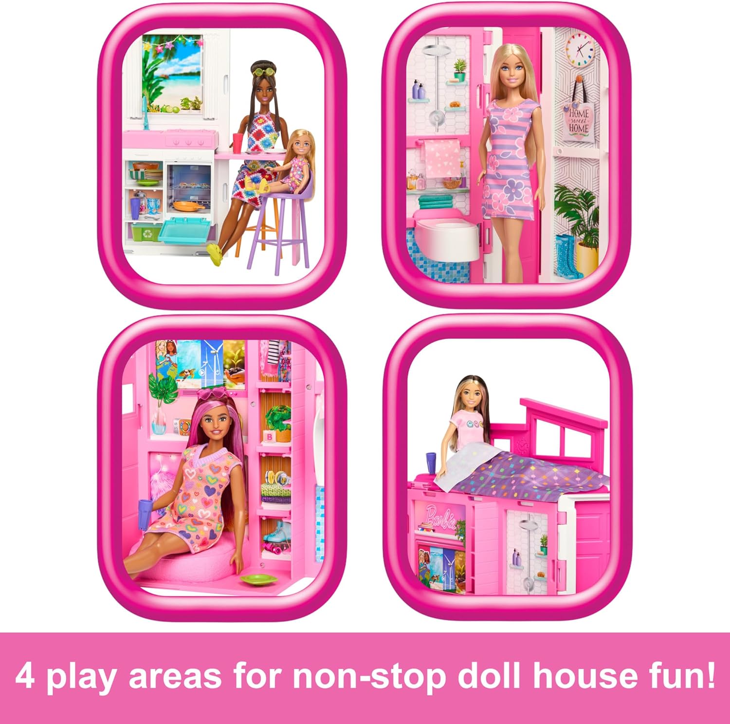 Thumbnail 4 de Barbie Getaway House HRJ76 dollhouse playset