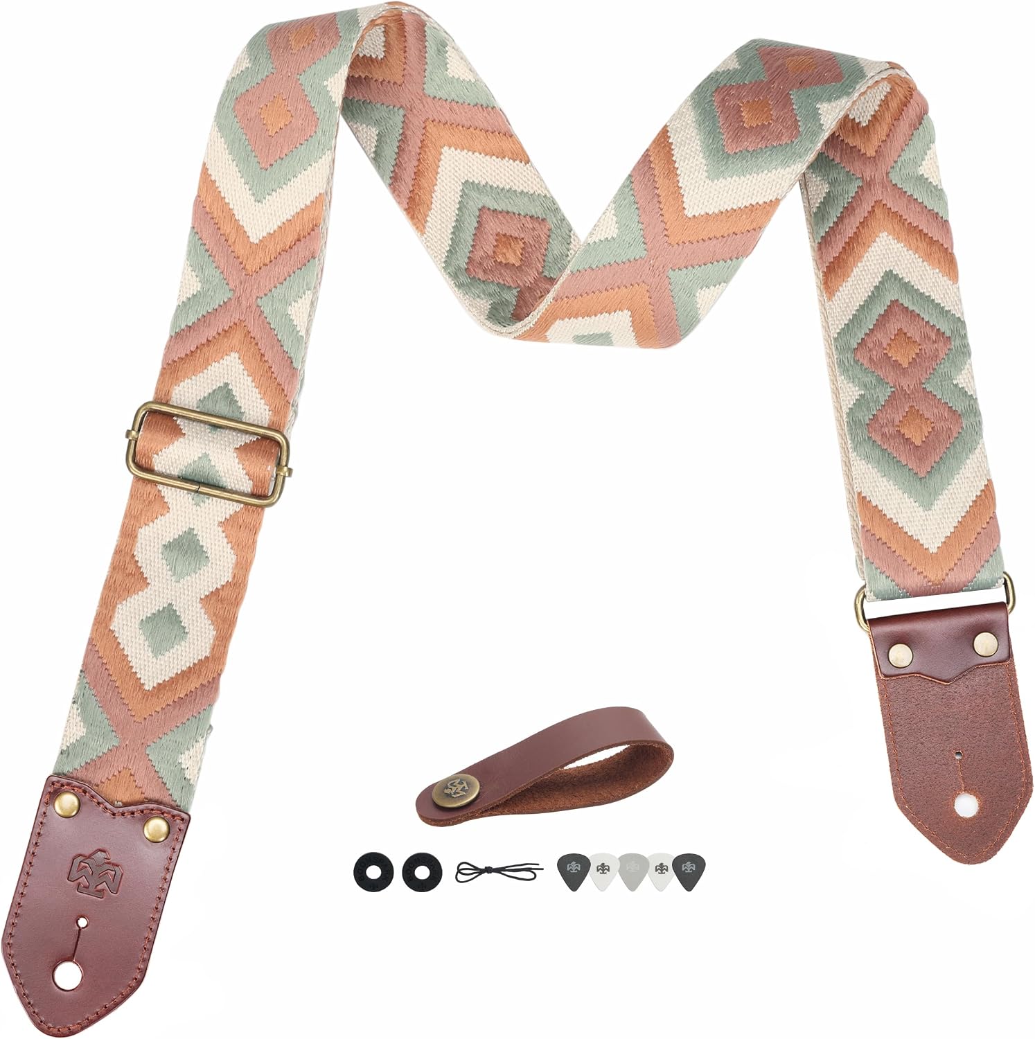 Detalle de BOONSPARK Guitar Strap 2-Inch Wide