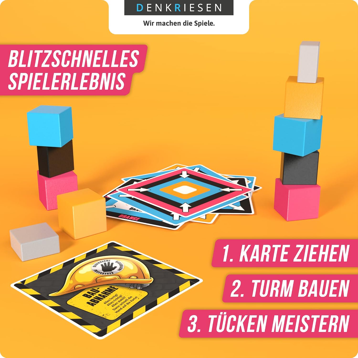 Thumbnail 2 de DENKRIESEN Ranklotzen Familienspiel mit 80 Karten