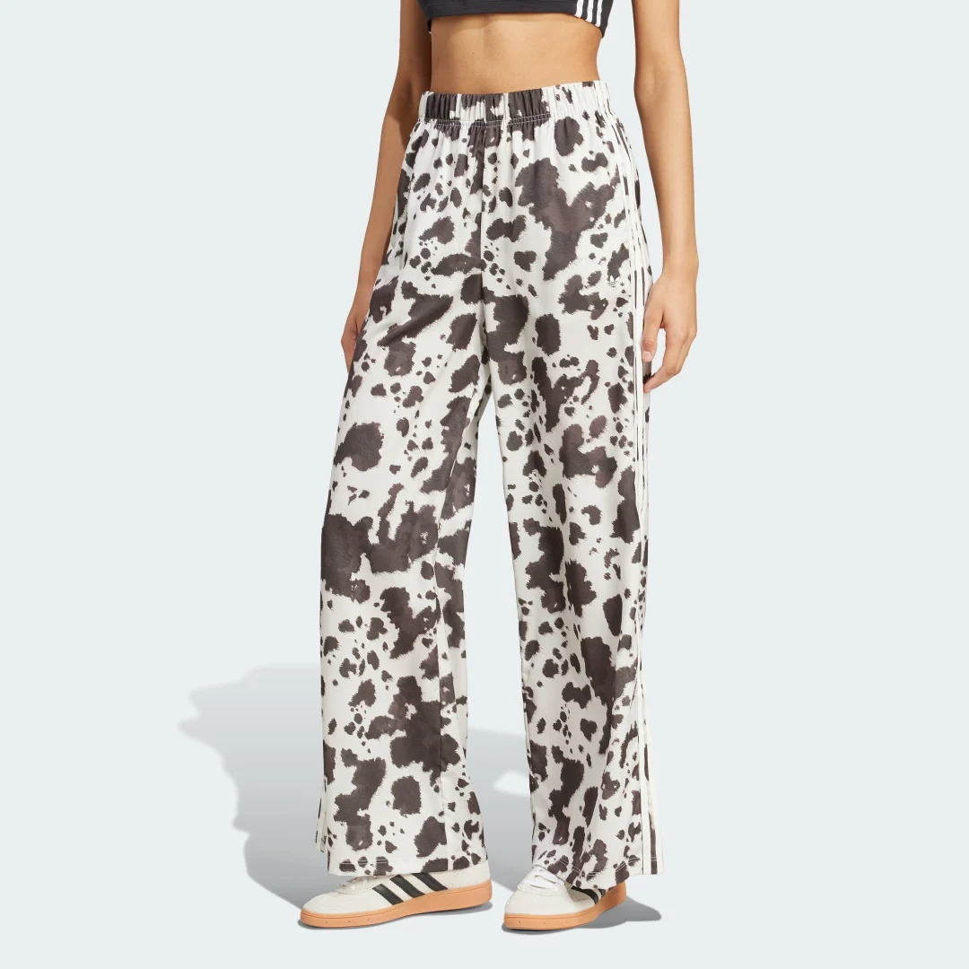 Detalle de Pantalón adidas Originals Satin Wide Leg – Multicolor