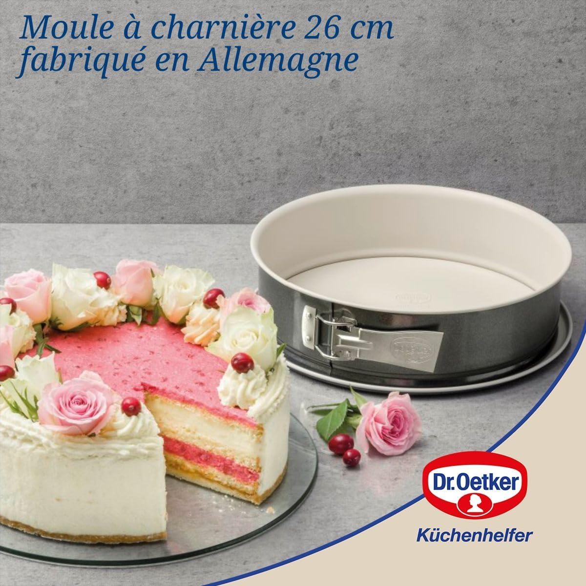 Detalle 2 de Dr. Oetker Molde desmontable 26 cm 🍰 Revestimiento cerámico
