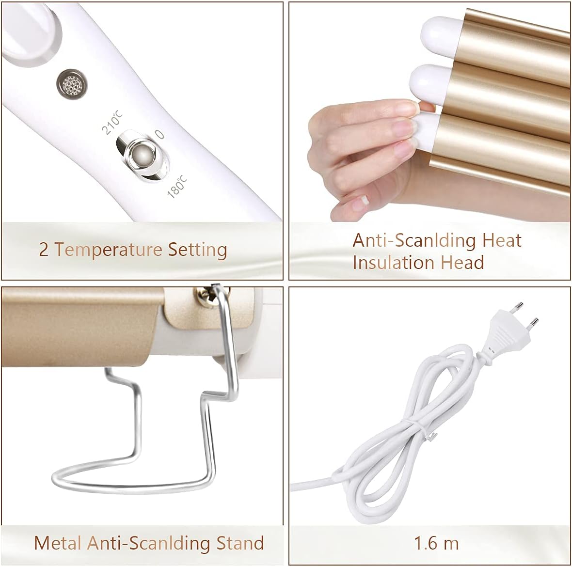 Thumbnail 3 de flintronic 3-Barrel Ceramic Hair Curler 25mm