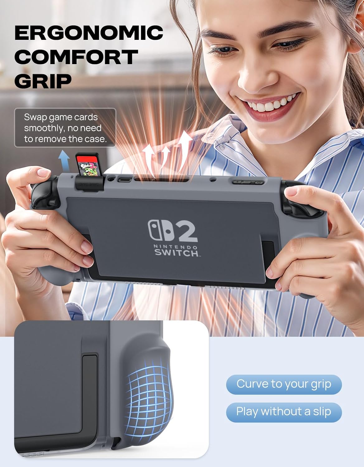 Thumbnail 4 de MoKo Dockable Case for Switch 2