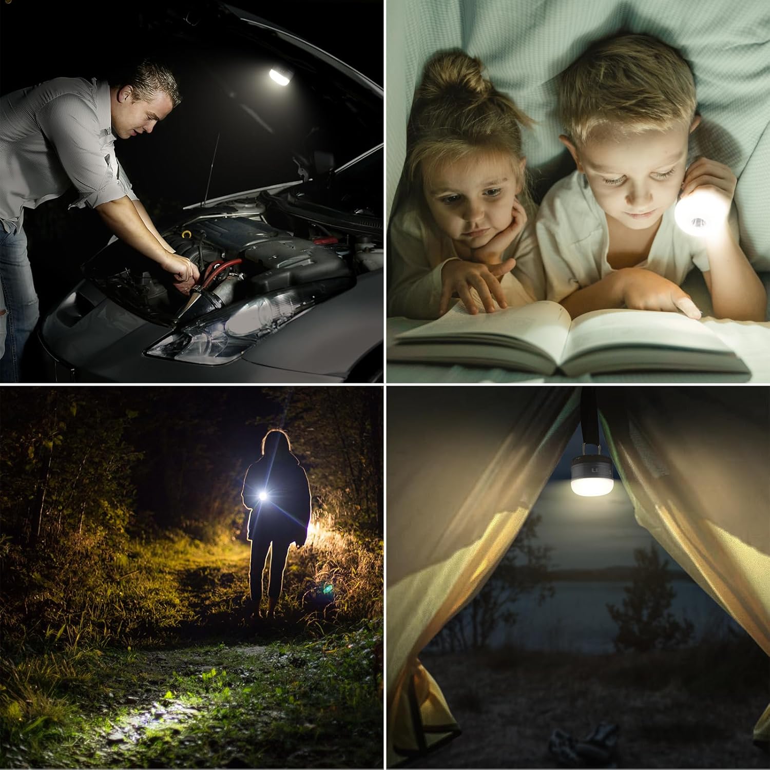 Thumbnail 6 de LE Lighting EVER lampe de camping rechargeable LED à 3 modes et fonction batterie externe