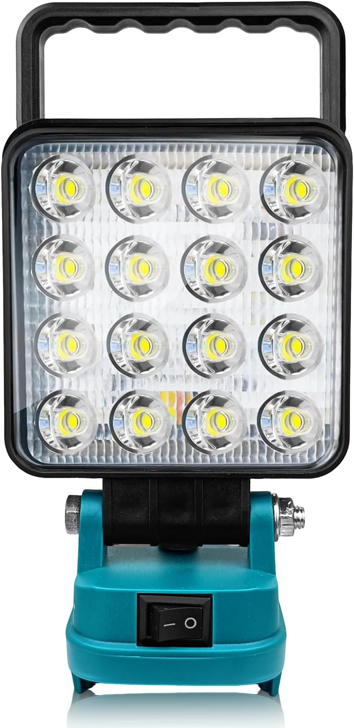 Thumbnail 6 de Tragbare LED Akku-Lampe für Makita 14,4–18 V LXT (48 W, 4.800 lm) mit Dual-USB-Ladeanschluss
