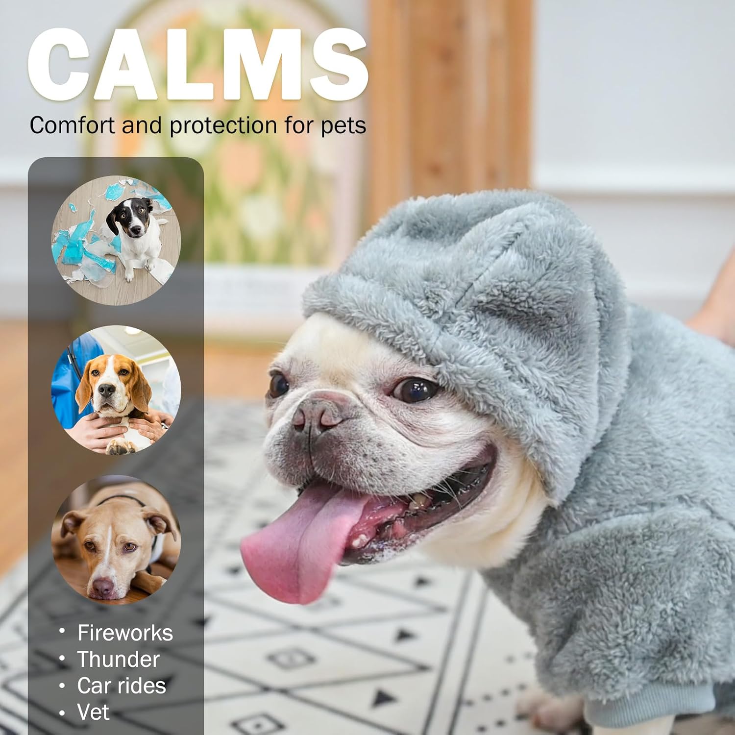 Detalle 1 de SCENEREAL Dog Hoodie, Size S